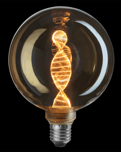 Dekorpære DNA 125mm 3-steg.