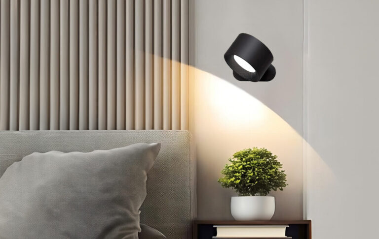 No cable vegglampe oppladbar